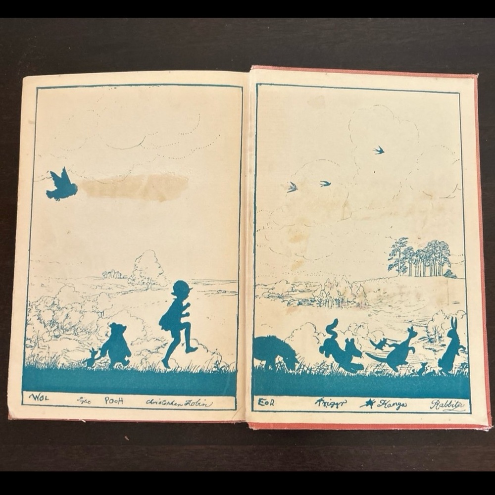 *SOLD* House On Pooh Corner Hardcover Book 1928 Edition Vintage - Picture 10 of 11